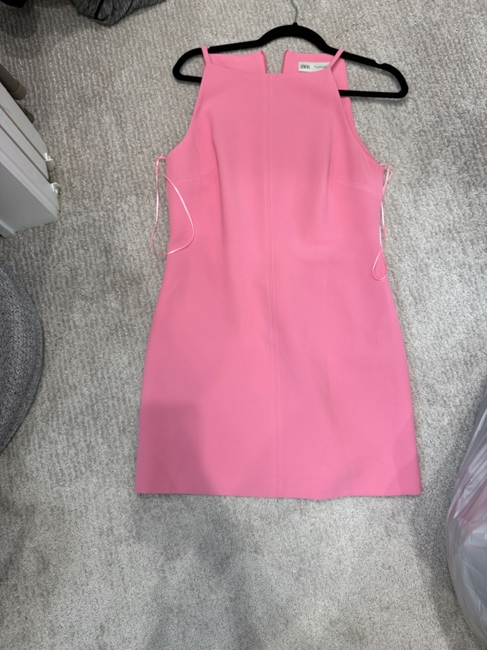Zara Hot Pink Sleeveless Mini Dress
